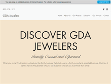 Tablet Screenshot of gdajewelers.com